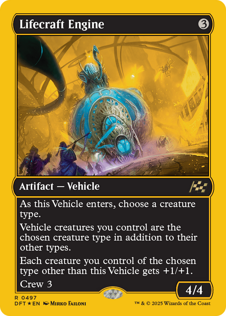 Lifecraft Engine (First-Place Foil) [Aetherdrift] | Jomio and Rueliete's Cards and Comics