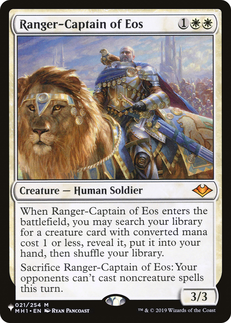 Ranger-Captain of Eos [The List] | Jomio and Rueliete's Cards and Comics