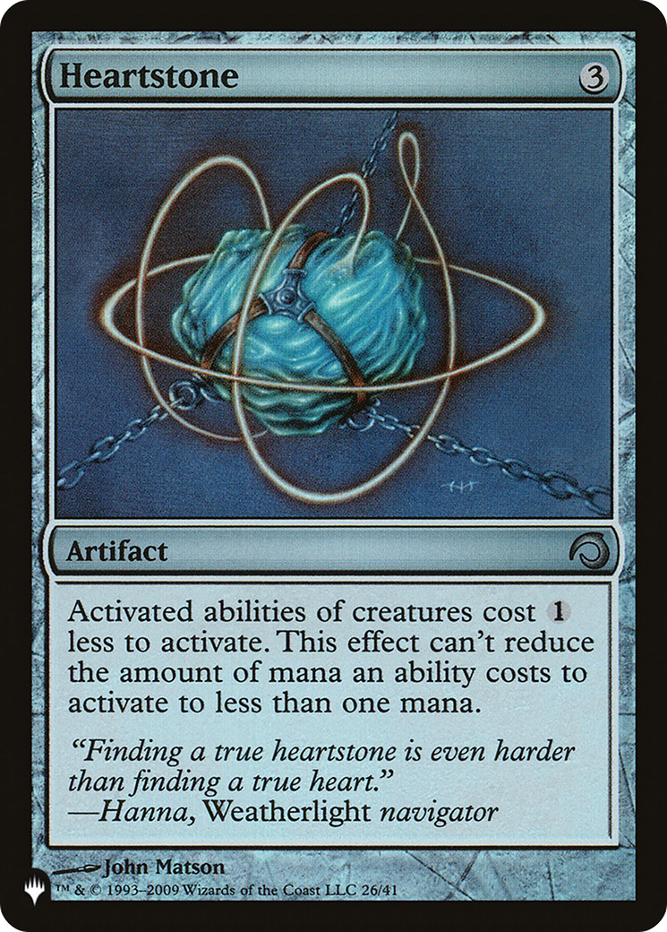 Heartstone (H09) [The List] | Jomio and Rueliete's Cards and Comics