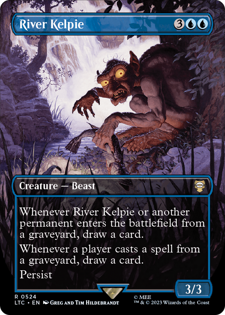 River Kelpie (Borderless) [The Lord of the Rings: Tales of Middle-Earth Commander] | Jomio and Rueliete's Cards and Comics