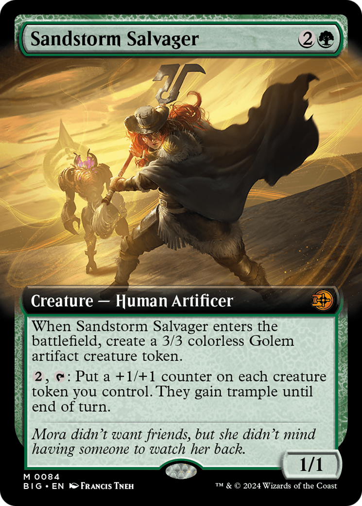 Sandstorm Salvager (Extended Art) [Outlaws of Thunder Junction: The Big Score] | Jomio and Rueliete's Cards and Comics