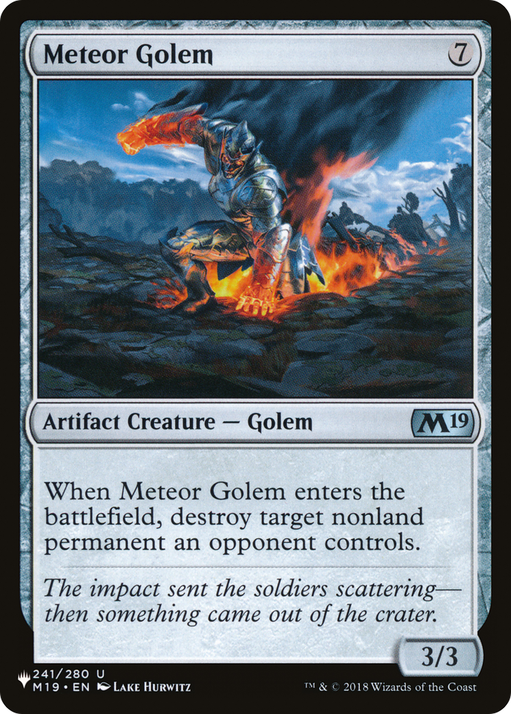 Meteor Golem [Secret Lair: From Cute to Brute] | Jomio and Rueliete's Cards and Comics
