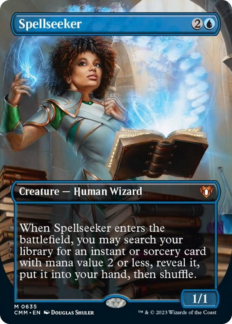 Spellseeker (Borderless Alternate Art) [Commander Masters] | Jomio and Rueliete's Cards and Comics