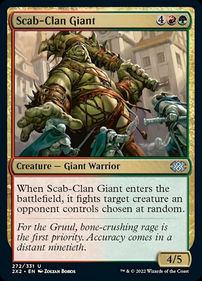Scab-Clan Giant [Double Masters 2022] | Jomio and Rueliete's Cards and Comics