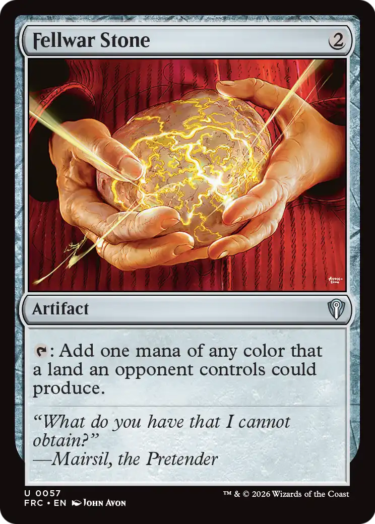 Fellwar Stone [Reality Fracture Commander] | Jomio and Rueliete's Cards and Comics