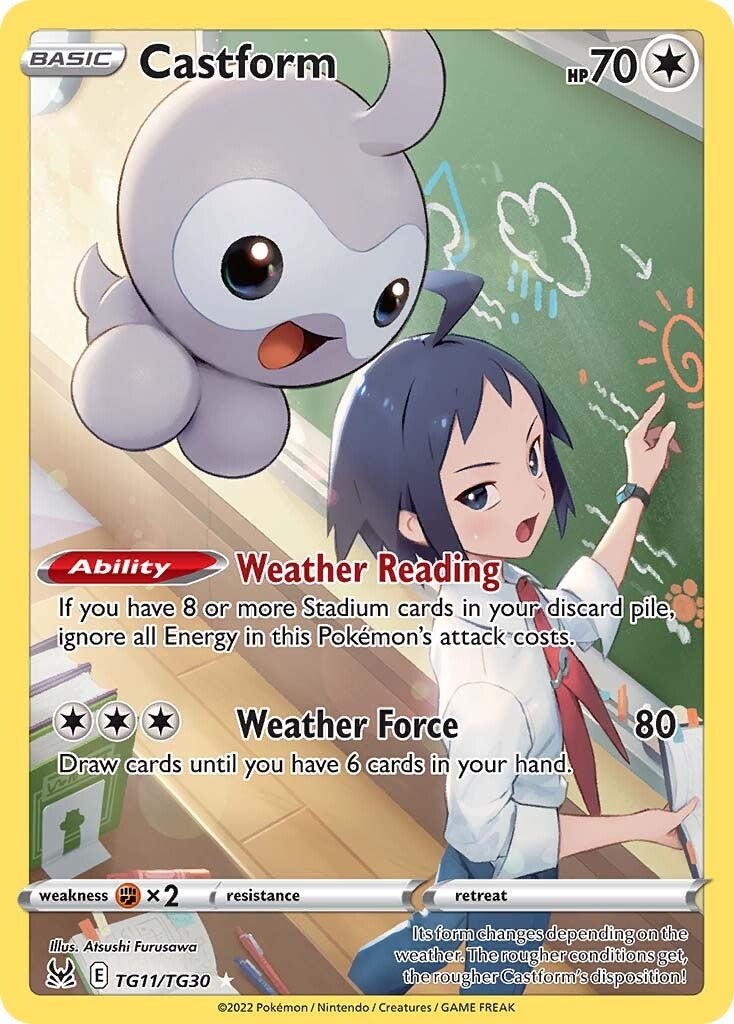 Castform (TG11/TG30) [Sword & Shield: Lost Origin] | Jomio and Rueliete's Cards and Comics