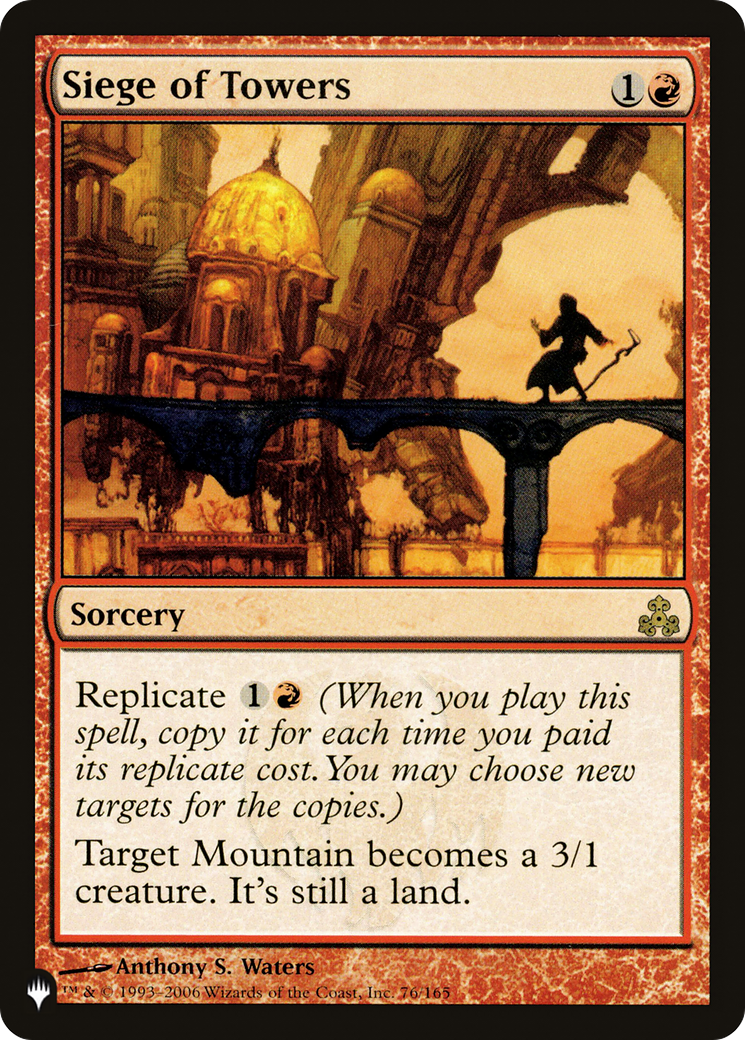Siege of Towers [The List] | Jomio and Rueliete's Cards and Comics
