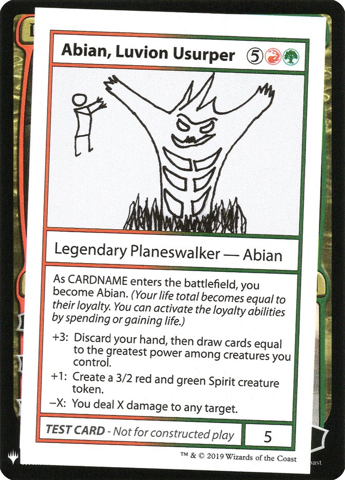 Abian, Luvion Usurper [Mystery Booster Playtest Cards] | Jomio and Rueliete's Cards and Comics