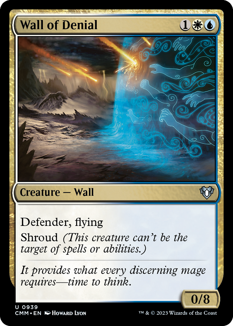 Wall of Denial [Commander Masters] | Jomio and Rueliete's Cards and Comics