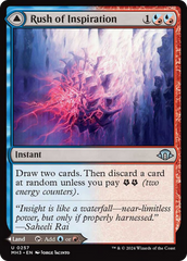 Rush of Inspiration // Crackling Falls [Modern Horizons 3] | Jomio and Rueliete's Cards and Comics