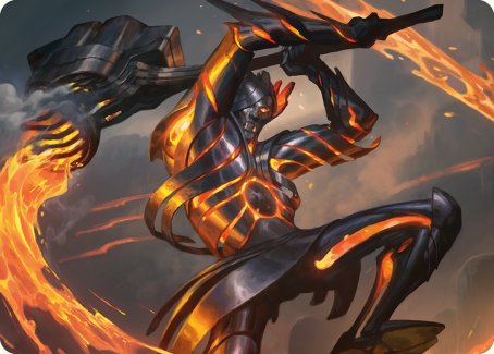 Forgehammer Centurion Art Card [Phyrexia: All Will Be One Art Series] | Jomio and Rueliete's Cards and Comics