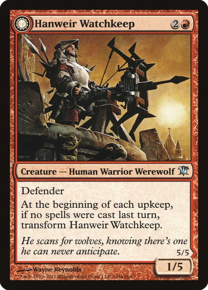 Hanweir Watchkeep // Bane of Hanweir [Innistrad] | Jomio and Rueliete's Cards and Comics