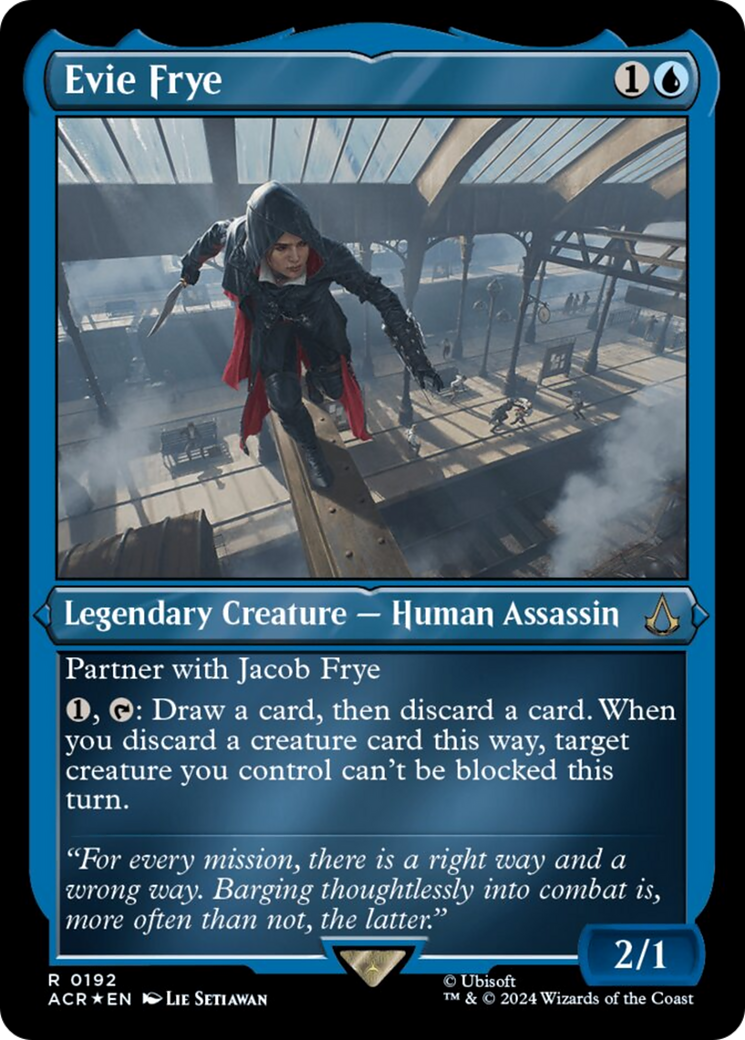 Evie Frye (Foil Etched) [Assassin's Creed] | Jomio and Rueliete's Cards and Comics
