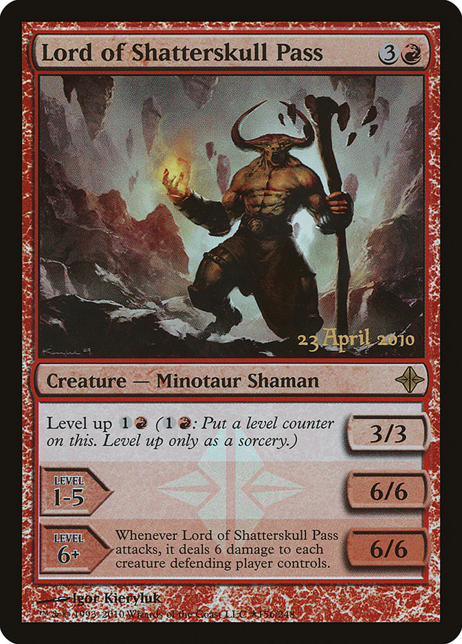 Lord of Shatterskull Pass [Rise of the Eldrazi Prerelease Promos] | Jomio and Rueliete's Cards and Comics