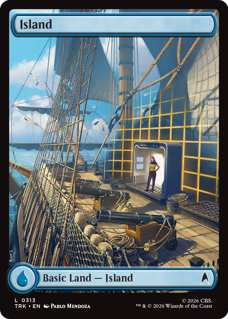 Island (0313) [Star Trek] | Jomio and Rueliete's Cards and Comics