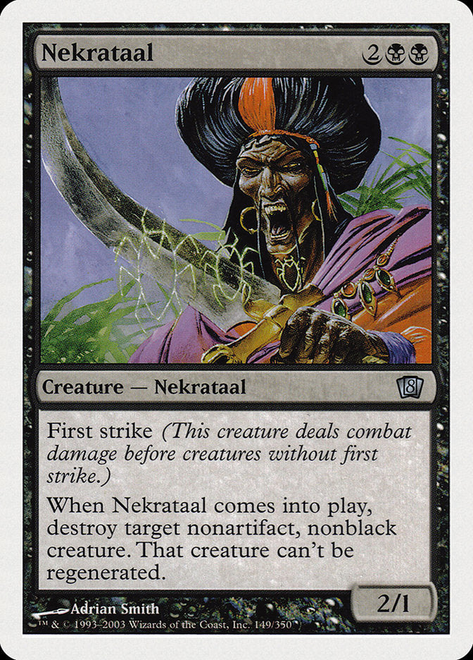 Nekrataal (8th Edition) [Oversize Cards] | Jomio and Rueliete's Cards and Comics