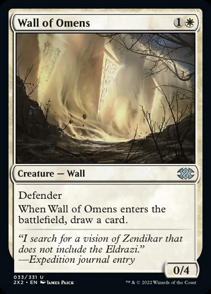 Wall of Omens [Double Masters 2022] | Jomio and Rueliete's Cards and Comics