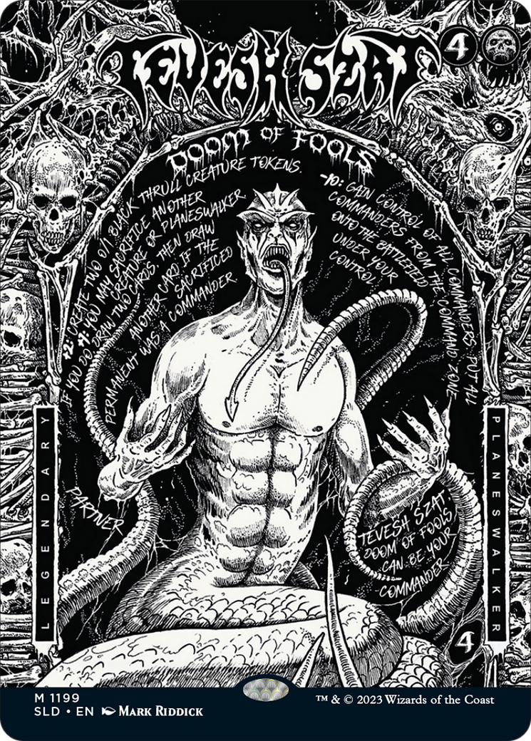 Tevesh Szat, Doom of Fools [Secret Lair Drop Series] | Jomio and Rueliete's Cards and Comics