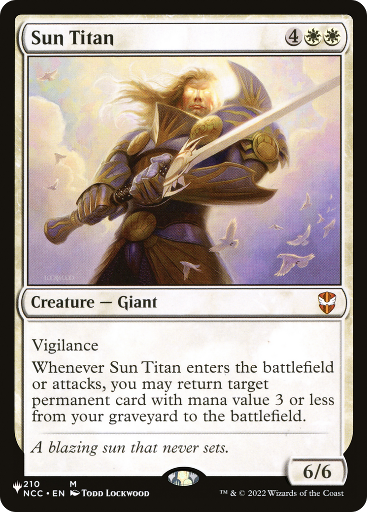 Sun Titan (NCC) [The List] | Jomio and Rueliete's Cards and Comics