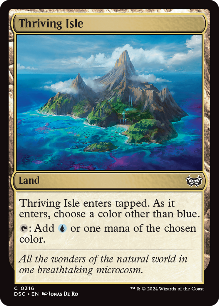 Thriving Isle [Duskmourn: House of Horror Commander] | Jomio and Rueliete's Cards and Comics