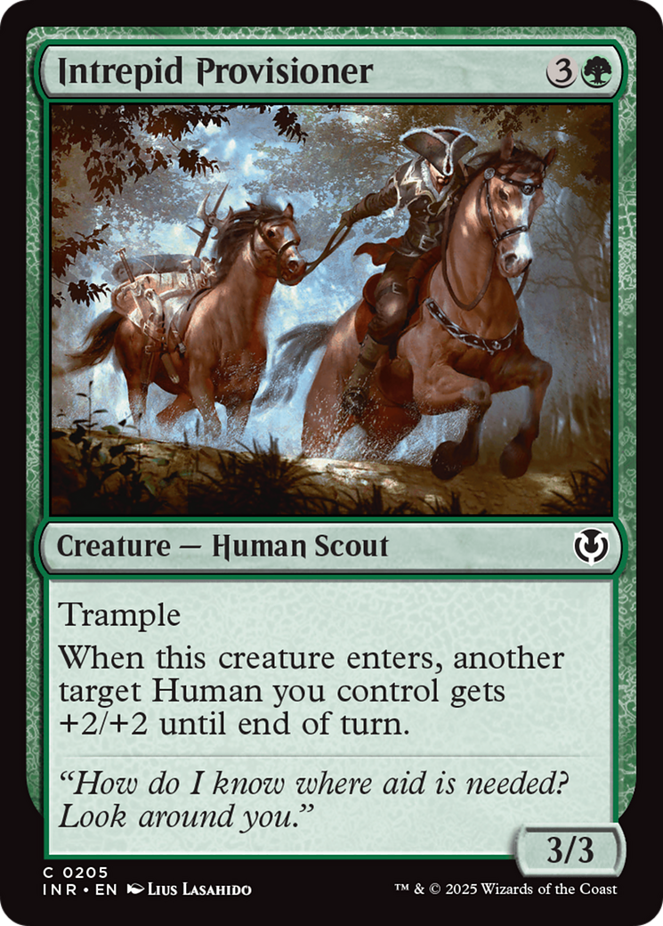 Intrepid Provisioner [Innistrad Remastered] | Jomio and Rueliete's Cards and Comics