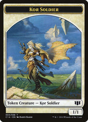 Kor Soldier // Pegasus Double-Sided Token [Commander 2014 Tokens] | Jomio and Rueliete's Cards and Comics