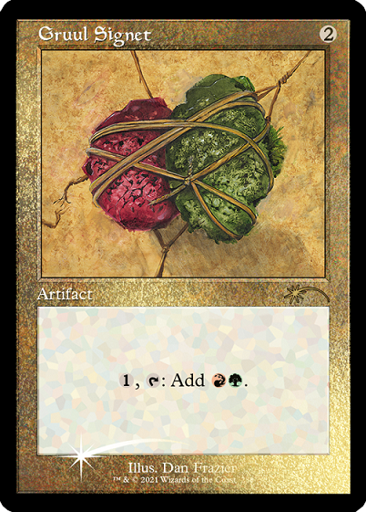 Gruul Signet (Retro) (Foil Etched) [Secret Lair Drop Series] | Jomio and Rueliete's Cards and Comics