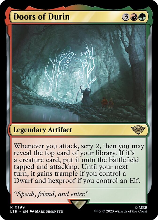 Doors of Durin [The Lord of the Rings: Tales of Middle-Earth] | Jomio and Rueliete's Cards and Comics