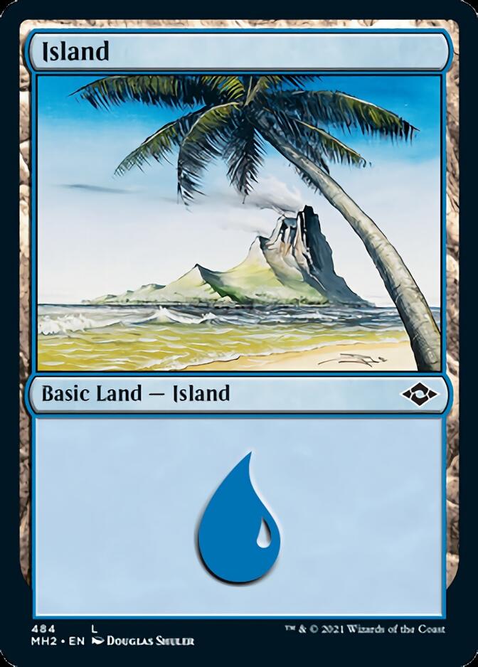 Island (484) [Modern Horizons 2] | Jomio and Rueliete's Cards and Comics