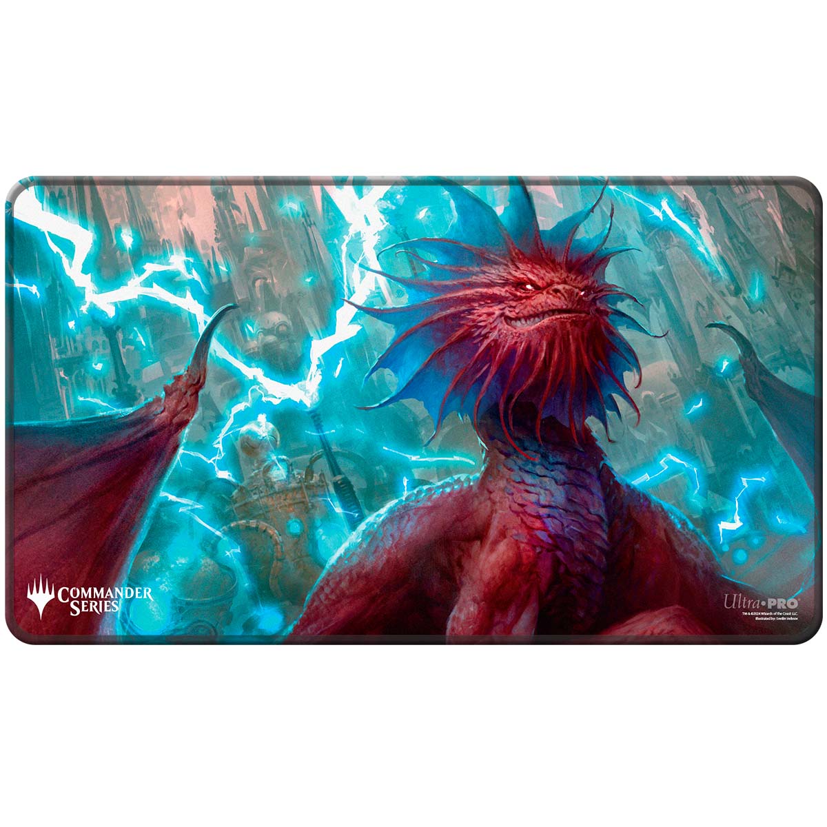 Ultra PRO: Black-Stitched Playmat - Commander Series - Niv-Mizzet (Fan Vote) | Jomio and Rueliete's Cards and Comics