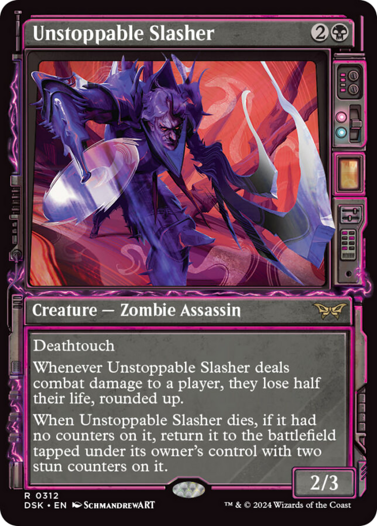 Unstoppable Slasher (Showcase) [Duskmourn: House of Horror] | Jomio and Rueliete's Cards and Comics
