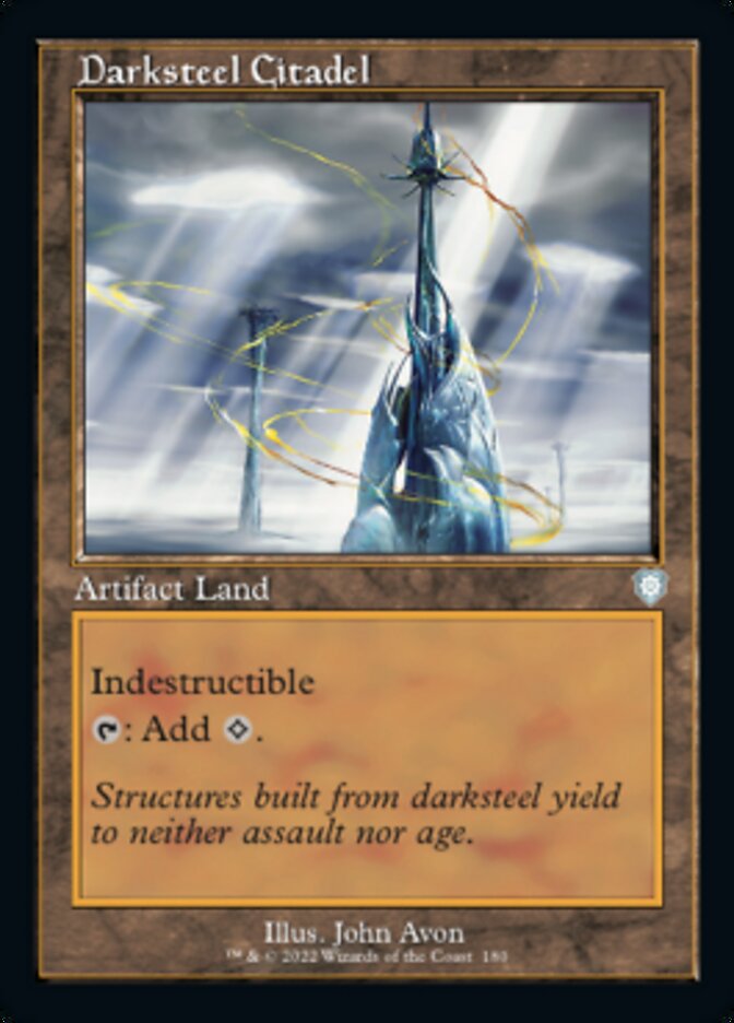 Darksteel Citadel (Retro) [The Brothers' War Commander] | Jomio and Rueliete's Cards and Comics