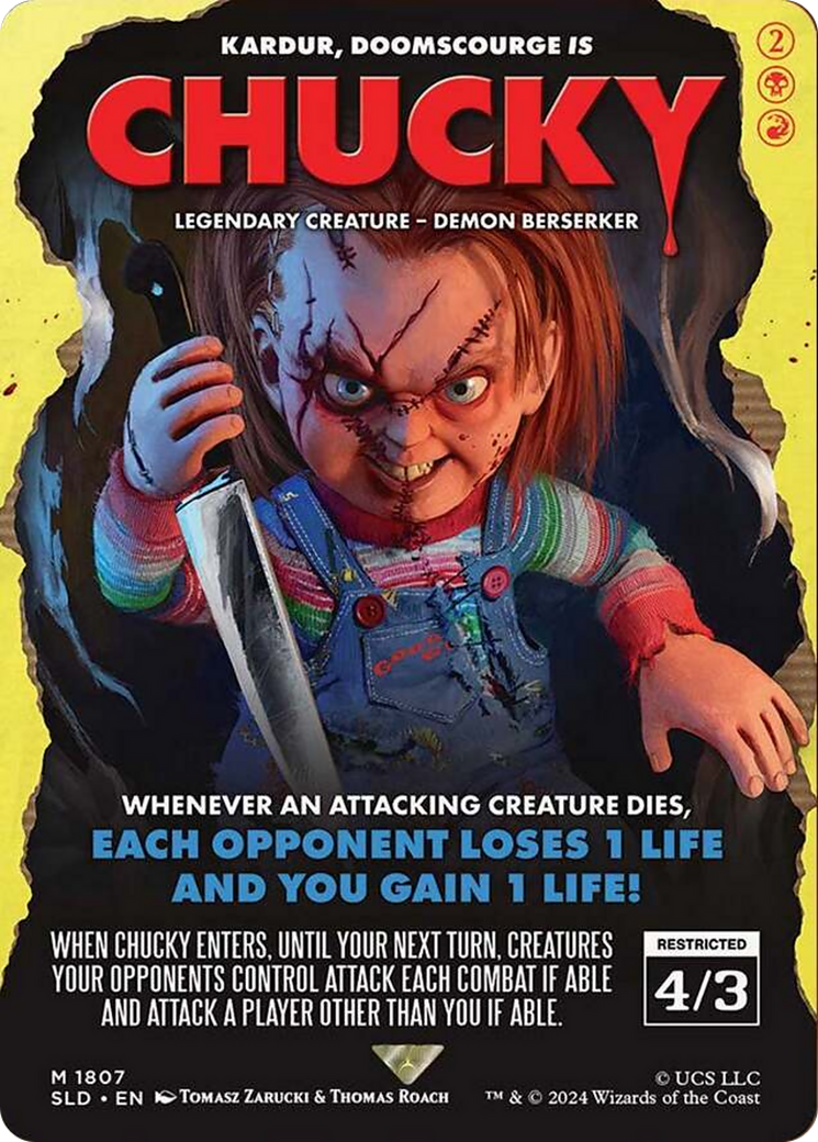 Chucky - Kardur, Doomscourge [Secret Lair Drop Series] | Jomio and Rueliete's Cards and Comics