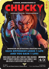 Chucky - Kardur, Doomscourge [Secret Lair Drop Series] | Jomio and Rueliete's Cards and Comics