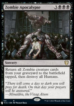 Zombie Apocalypse [The List] | Jomio and Rueliete's Cards and Comics