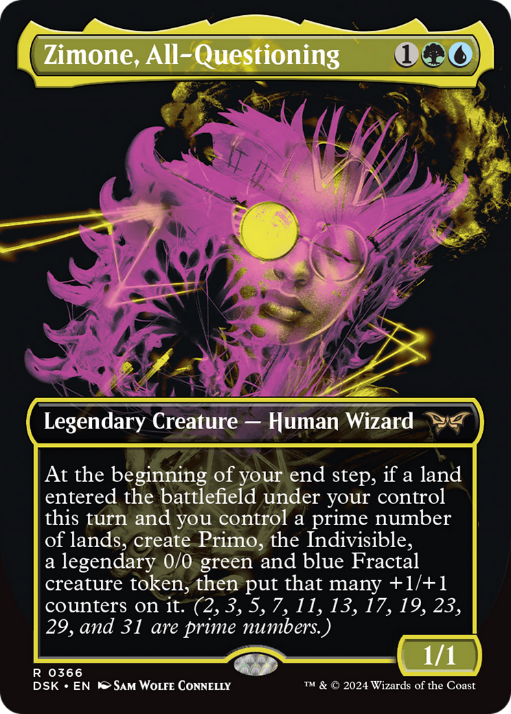 Zimone, All-Questioning (Showcase) [Duskmourn: House of Horror] | Jomio and Rueliete's Cards and Comics