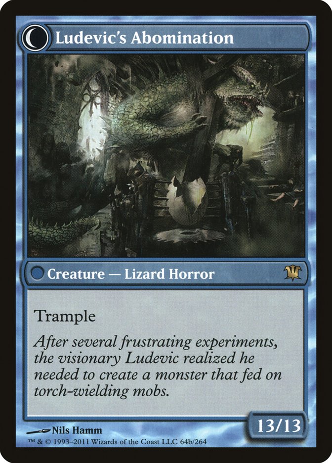 Ludevic's Test Subject // Ludevic's Abomination [Innistrad] | Jomio and Rueliete's Cards and Comics