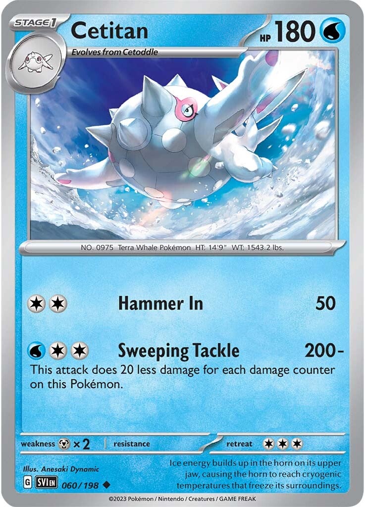 Cetitan (060/198) [Scarlet & Violet: Base Set] | Jomio and Rueliete's Cards and Comics
