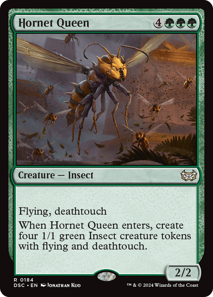 Hornet Queen [Duskmourn: House of Horror Commander] | Jomio and Rueliete's Cards and Comics