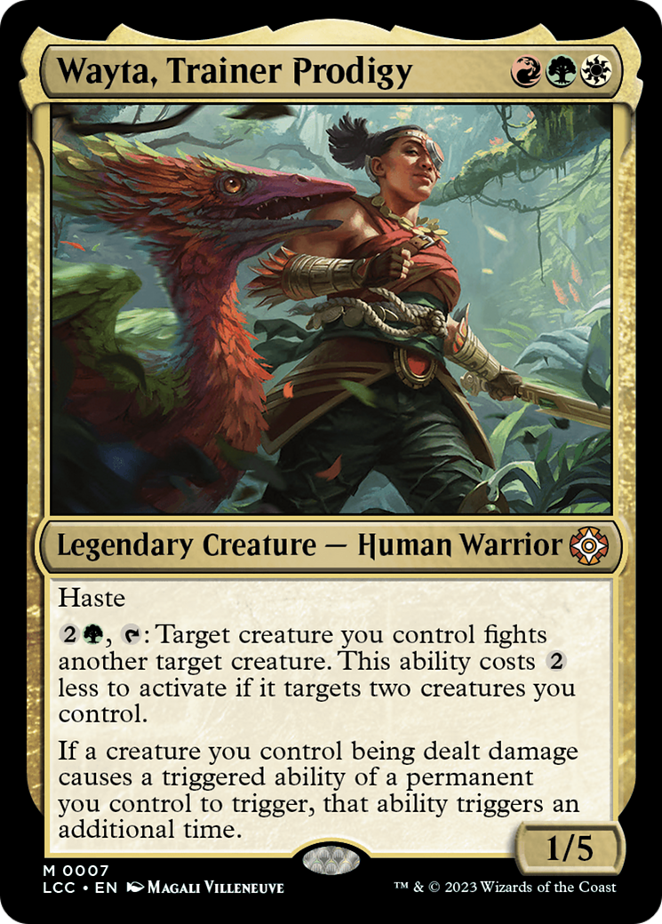 Wayta, Trainer Prodigy [The Lost Caverns of Ixalan Commander] | Jomio and Rueliete's Cards and Comics