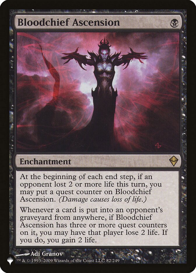 Bloodchief Ascension [The List] | Jomio and Rueliete's Cards and Comics