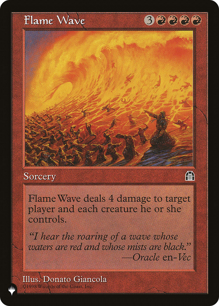 Flame Wave [The List] | Jomio and Rueliete's Cards and Comics