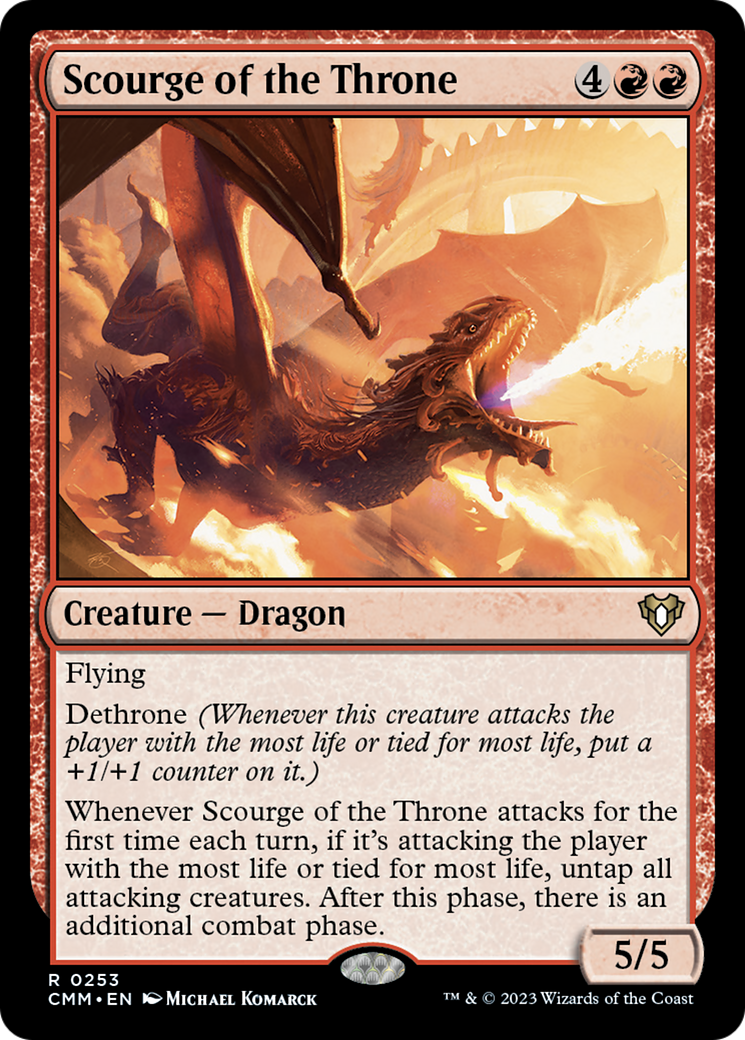 Scourge of the Throne [Commander Masters] | Jomio and Rueliete's Cards and Comics