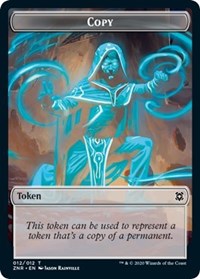 Copy // Kor Warrior Double-Sided Token [Zendikar Rising Tokens] | Jomio and Rueliete's Cards and Comics