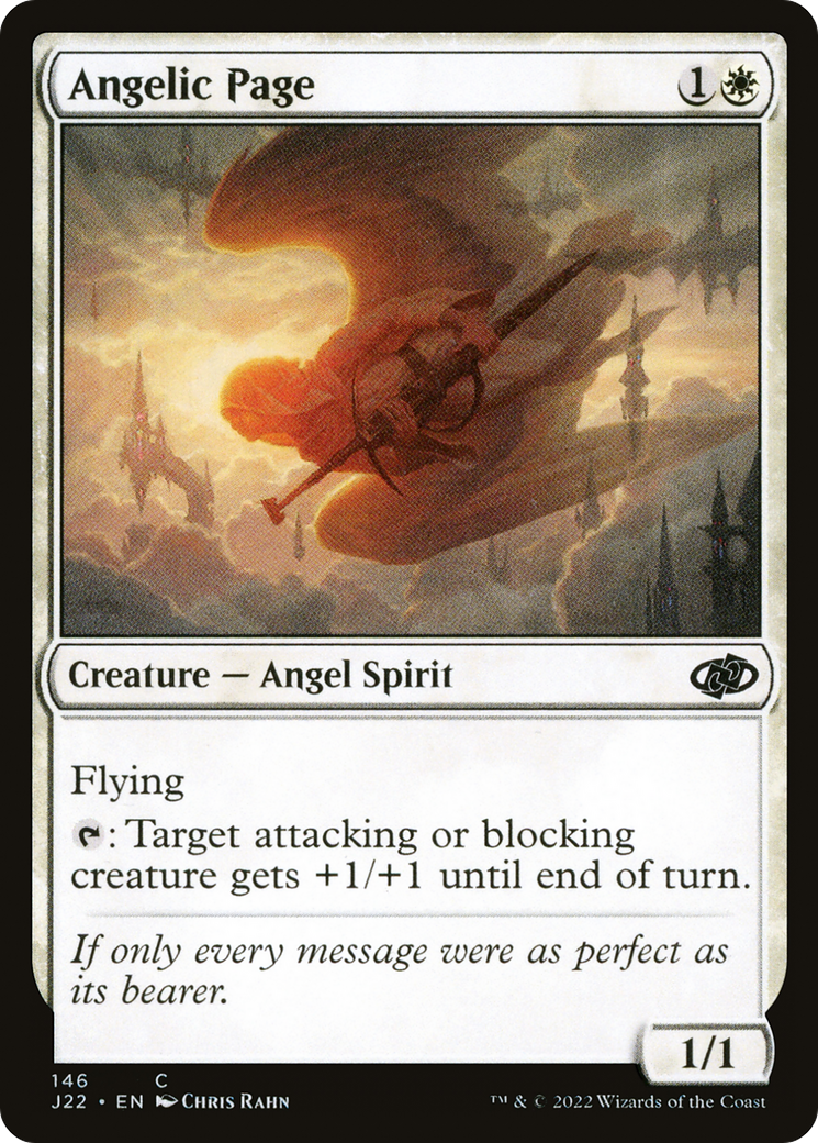 Angelic Page [Jumpstart 2022] | Jomio and Rueliete's Cards and Comics
