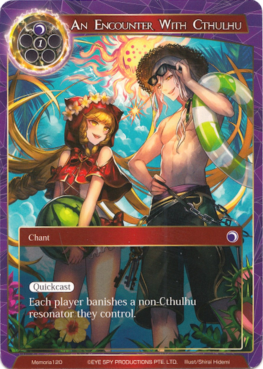An Encounter with Cthulhu (Memoria120) [Alice Origin Memoria Cards] | Jomio and Rueliete's Cards and Comics