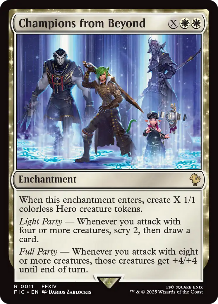 Champions from Beyond [FINAL FANTASY Commander] | Jomio and Rueliete's Cards and Comics