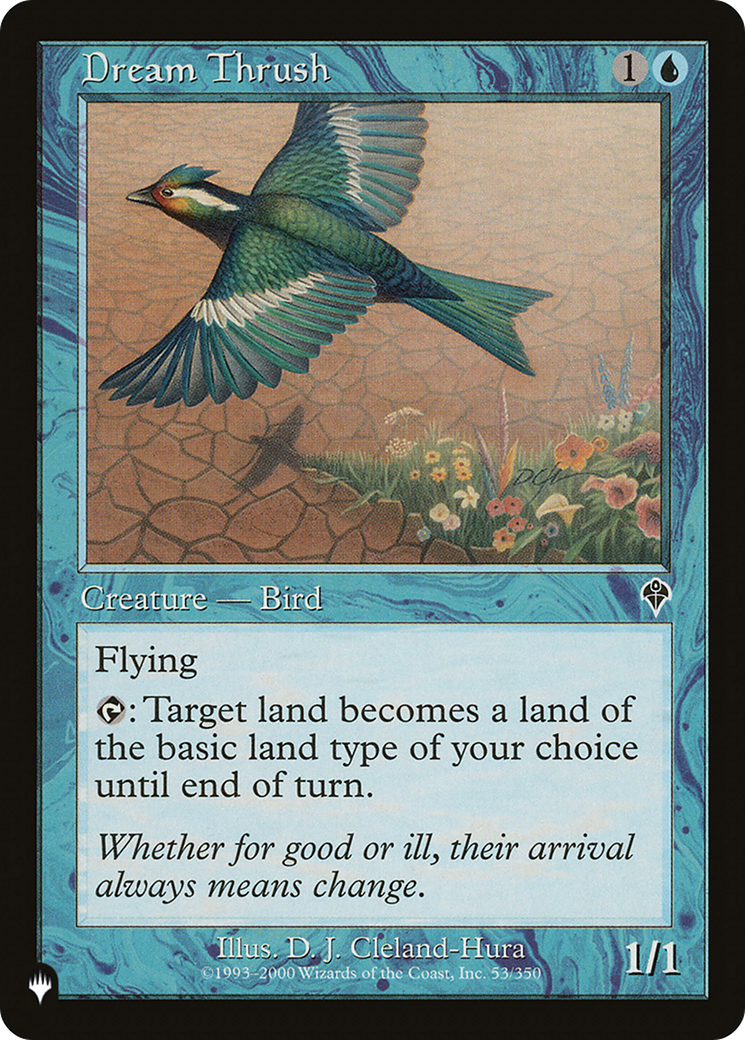 Dream Thrush [The List] | Jomio and Rueliete's Cards and Comics