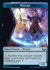 Treasure (013) // Wizard Double-Sided Token [Streets of New Capenna Tokens] | Jomio and Rueliete's Cards and Comics