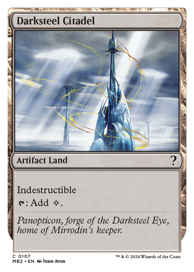 Darksteel Citadel (White Border) [Mystery Booster 2] | Jomio and Rueliete's Cards and Comics